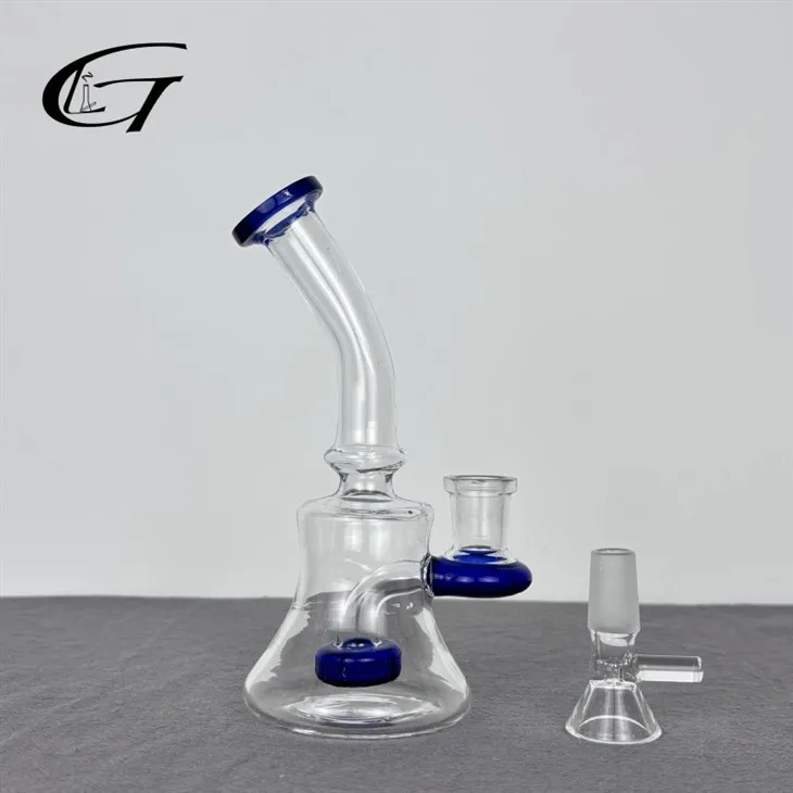 6 Inch Bent Neck Perc Dab Rig Water Pipe